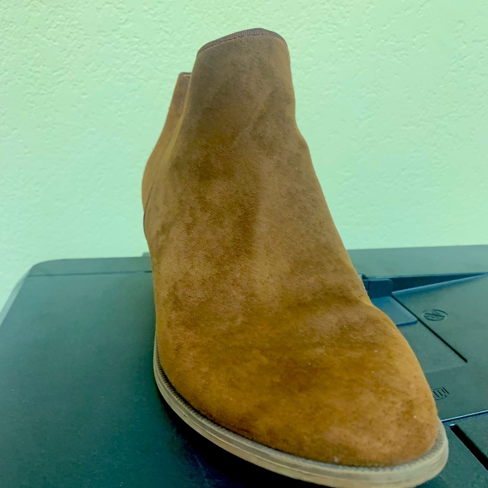 Amazon basic ankle boots brown size 7